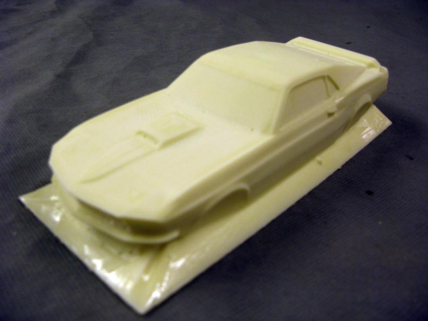 Yellow Painted Cadillac .005 Lexan Body 1/24 Outisight Red 
