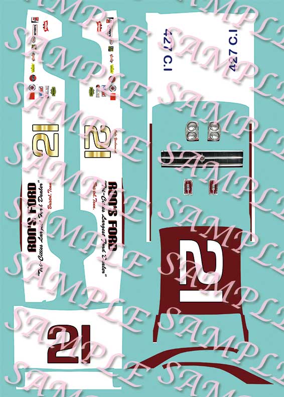 Oklahoma State Troopers 1/18 Water Slide Decals For 1/18 Scale Police SUV & Cars 