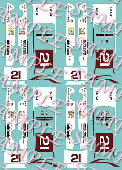 RGS 30' Stock Cars Miller Cars On3 On30 Model Railroad Water Slide Decal SJD502 