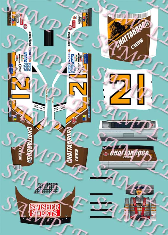 #83 Brian Vickers Energy Drink 2009 1/32nd Scale Slot Car Decals 