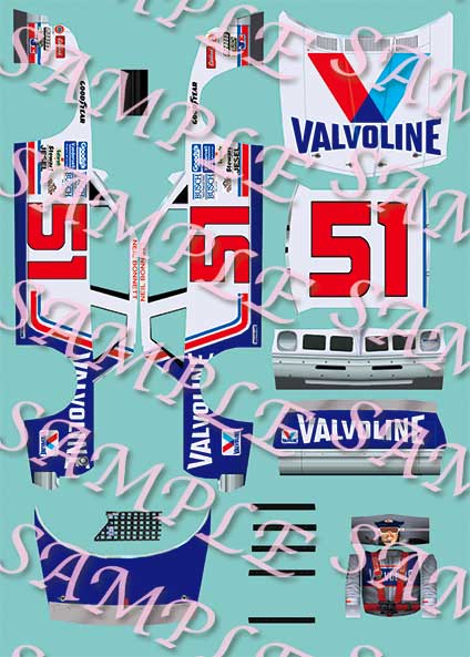 1/25th  Scale Waterslide Decals Details about   #98 Jody Ridley Mustang or Falcon  1/24th 