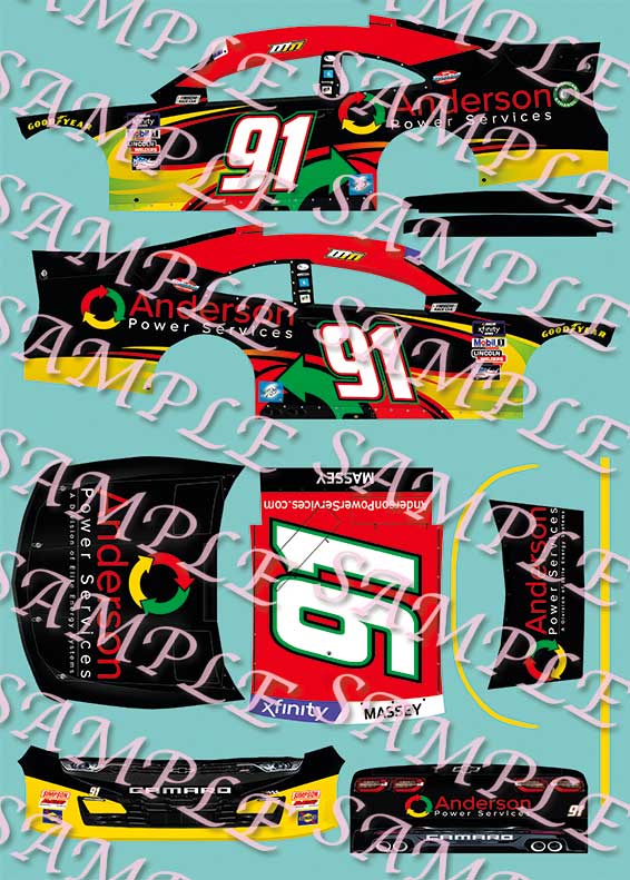#99 Carl Edwards Shop Rat Ford Rookie Year 2004 1/32nd Scale Slot Car Decals 