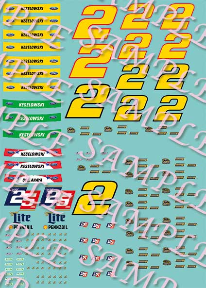 #99 Tim Richmond UNO Buick Chevy 1/64th HO Scale Slot Car Waterslide Decals 