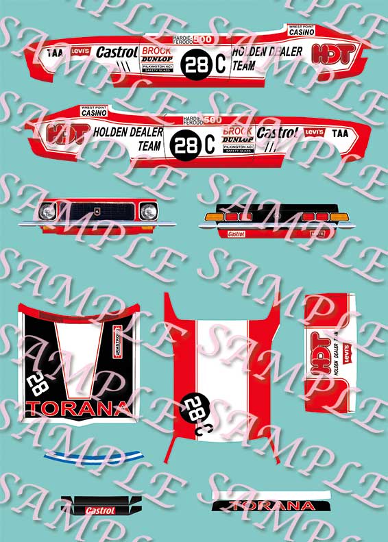 Waterslide Model Transfer 1:10 1:18 1:32 1:72 Scales RC Scalextric JDM 7 Decals 